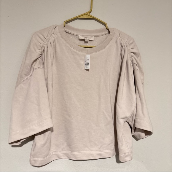 LOFT White Oversized Boxy Blouse - Picture 4 of 16